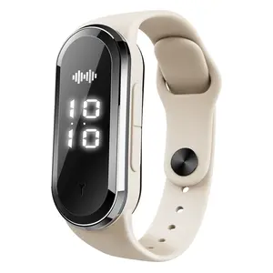 Smart Ultrasonic Bug Shield Smartwatch Wristwatch - Non-Toxic Silicone Wearable Devices Wristband for Family Camping, Unisex Adults Travel Use