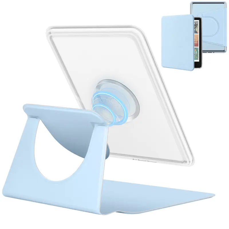 Magnetic Detachable 2-in-1 Stand PU Leather Case for 6"/6.8"/7" Kindles, Slim Tablet Accessory with Auto Wake/Sleep, Magnetic Link, Shock-Absorbing Corners, Digital Ebook Device Protection & Durability, Computer Accessories