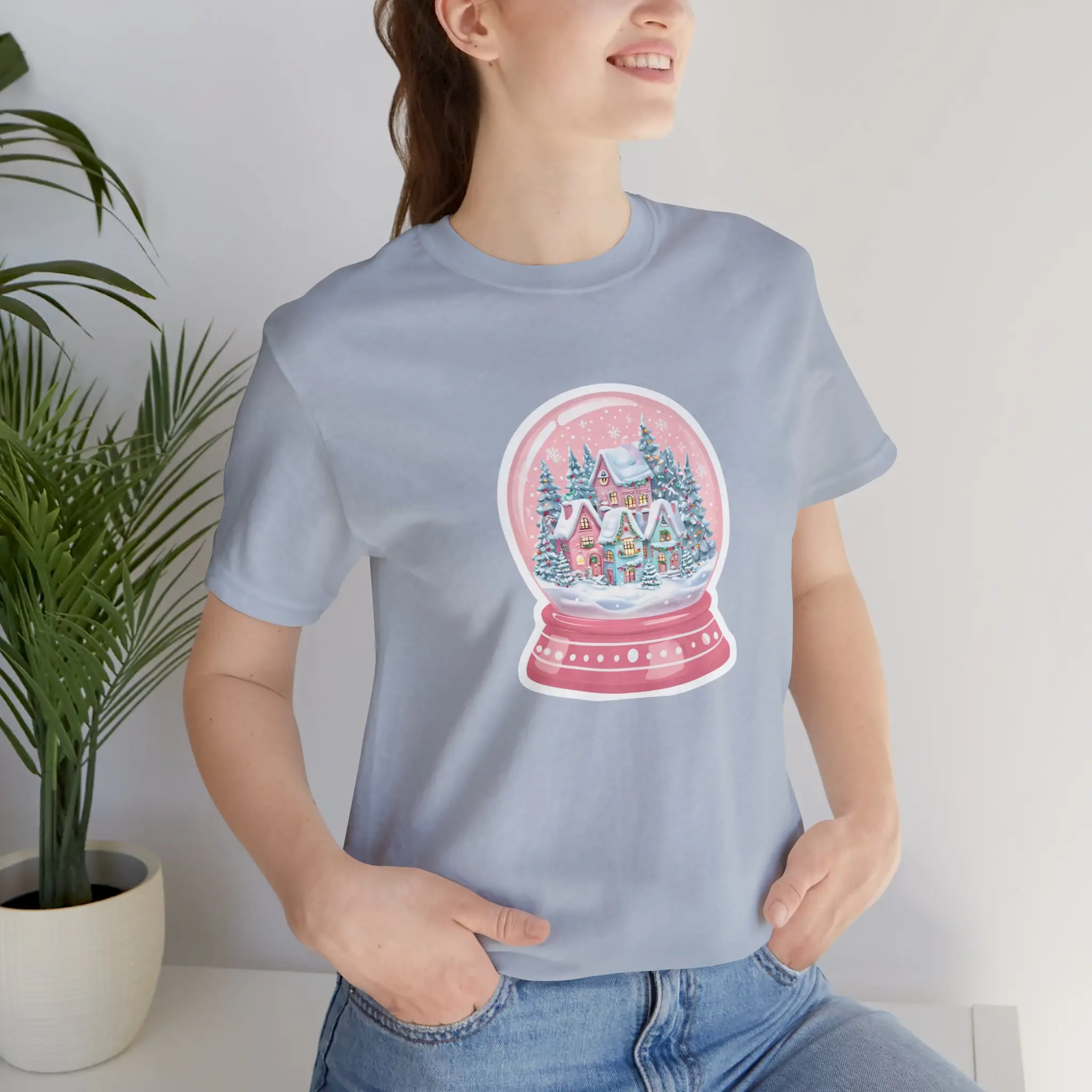 Pink Snow Globe T-Shirt
