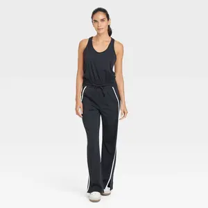 Women's Piped Tank Jumpsuit - JoyLab Black S