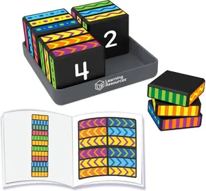 Learning Resources Brainometry Cubed - 3D Brain Teaser Puzzles, Fidget Puzzle Game for Kids, Educational Games, Problem Solving Toys, Fidget Cube, Easy Puzzles for Kids,STEM Kits, Montessori