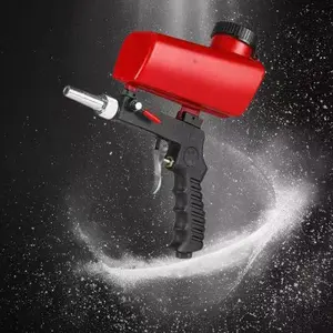 Red Blast Gun Small Handheld Pneumatic Blast Gun Portable Power Tools Accessories Handheld Portable for Efficient Cleaning