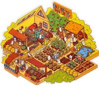 Easter Farm Bunny DIY Sticker