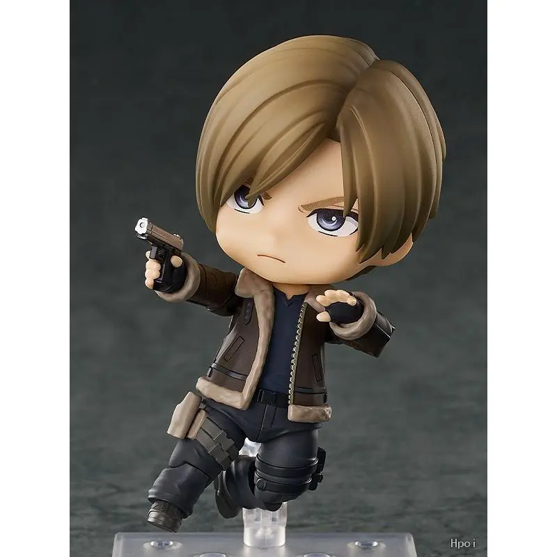 Aixlan #2337 Q-Version Cute Leon Scott Kennedy Action Figure Model, 10cm ABS+PVC Collectible Figurine for Anime Fans, Anime Birthday Gift with Extra Discount & Free Coupon, Figurines