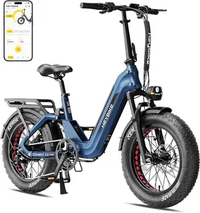 Heybike Ranger 3.0 Pro All-Terrain Electric Bike | 1200W Peak Motor | Top Speed 28 MPH | 90 Miles Range | 720Wh Removable Battery | 20” x 4” Fat Tires | Full Suspension & Hydraulic Brakes | NFC Unlock
