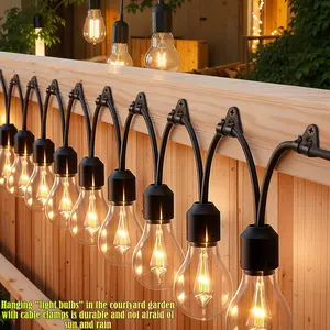 Weatherproof Light Clips Hooks, Outdoor String Light Hanger Clips, Christmas Fairy Light Cable, Holiday Decor Accessories