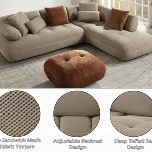 Carrick Sectional Sofa w/6 Pillows