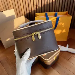 Designer Lady Cosmetic Bags Fashion Makeup Bag Women Designers Toiletry Travel Pouch Purses High Quality Make up Handbags