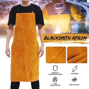 Heat Insulation Cowhide Leather Welding Apron