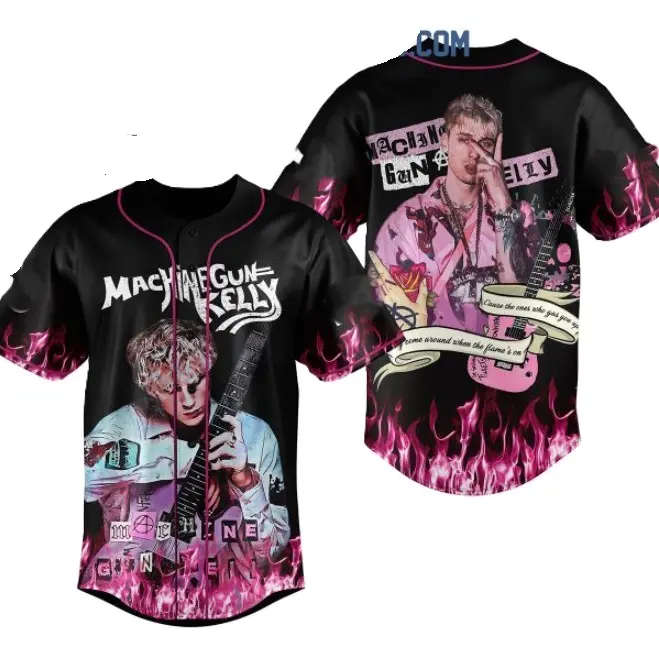Machine Gun Kelly Cause The Ones Who Gas You Up Personalized Baseball Jersey