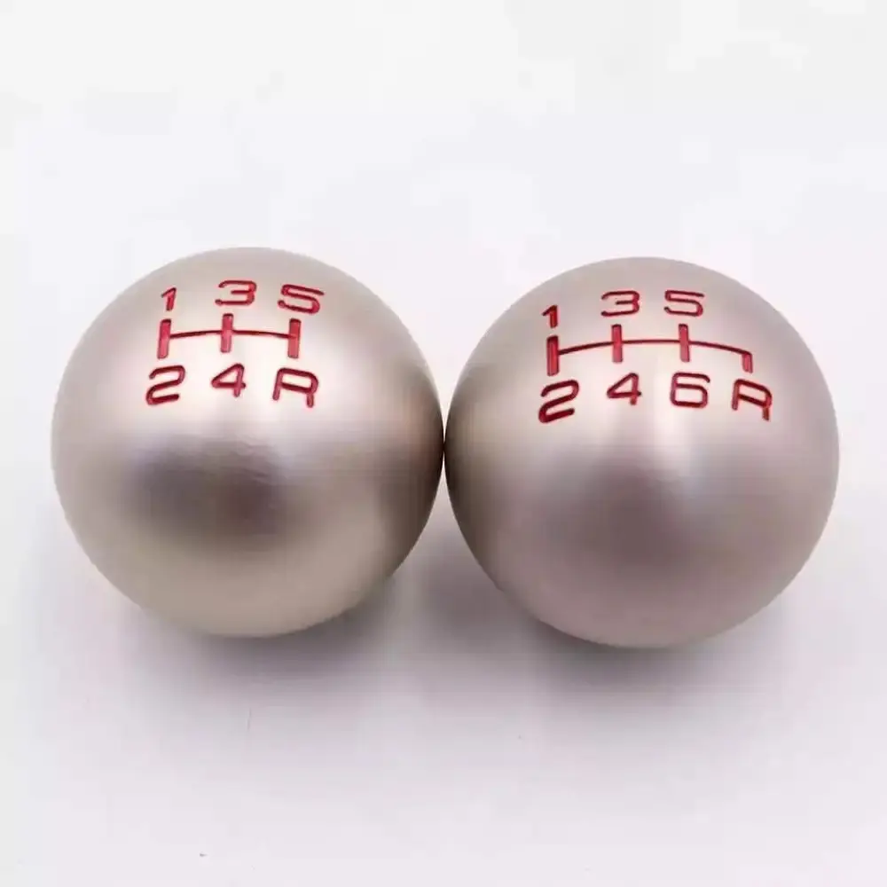 2024Premium Chrome Weighted 6-Speed Shift Knob for Focus, Fiesta, ST, RS, Kuga - Aluminum Finish, 200g, 51mm Diameter, M12 x 1.25 Thread, Enhanced Driving Experience, Vehicle Gear Control |   Sleek Metallic Finish |   Aluminum Gear Knob2025