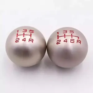 2024Premium Chrome Weighted 6-Speed Shift Knob for Focus, Fiesta, ST, RS, Kuga - Aluminum Finish, 200g, 51mm Diameter, M12 x 1.25 Thread, Enhanced Driving Experience, Vehicle Gear Control |   Sleek Metallic Finish |   Aluminum Gear Knob2025