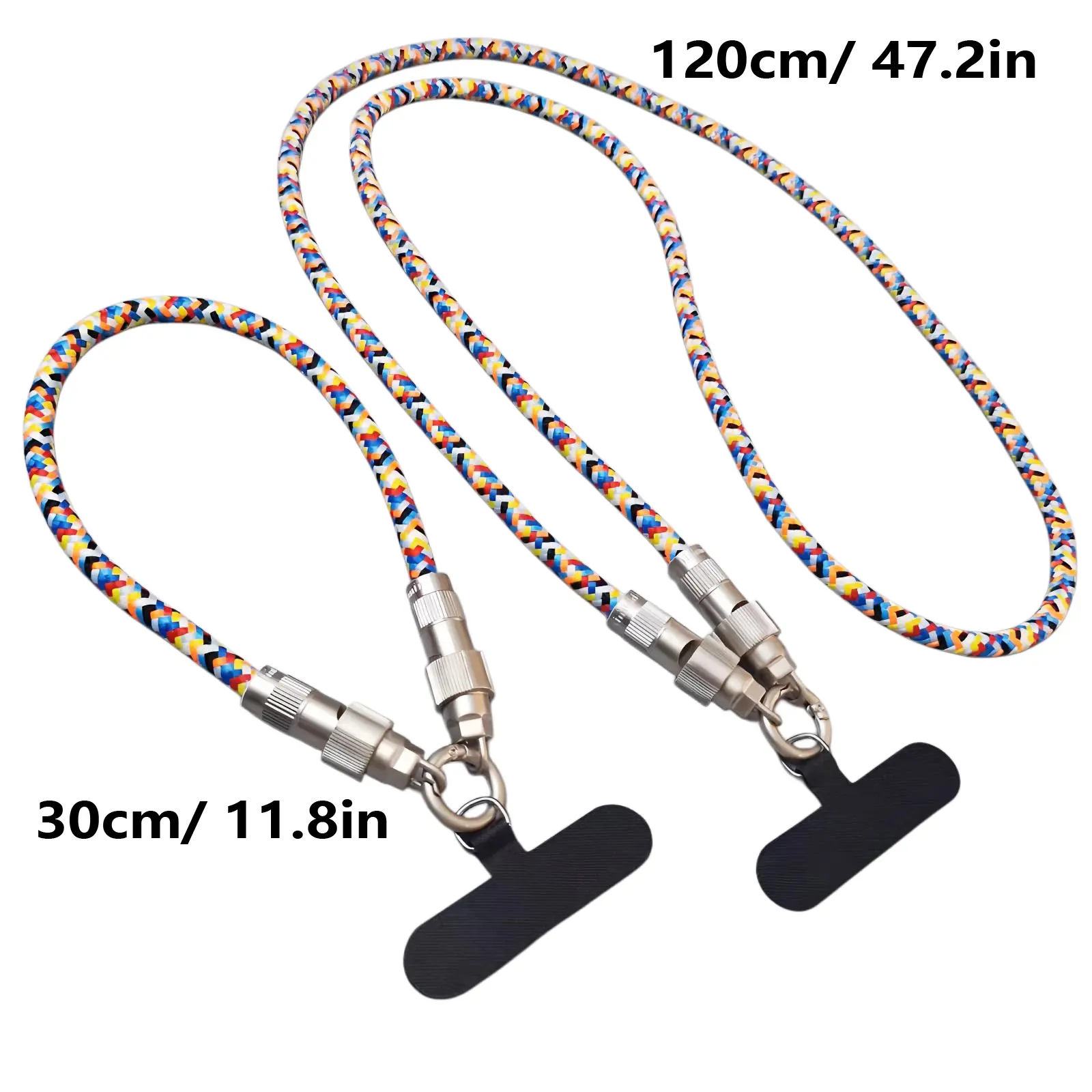 240w Fast Charging USB-C Cable with Portable Phone Lanyard, Type-C Connector, 0.3m Handheld & 1.2m Crossbody Design, Super Fast Charging, Type C Wired