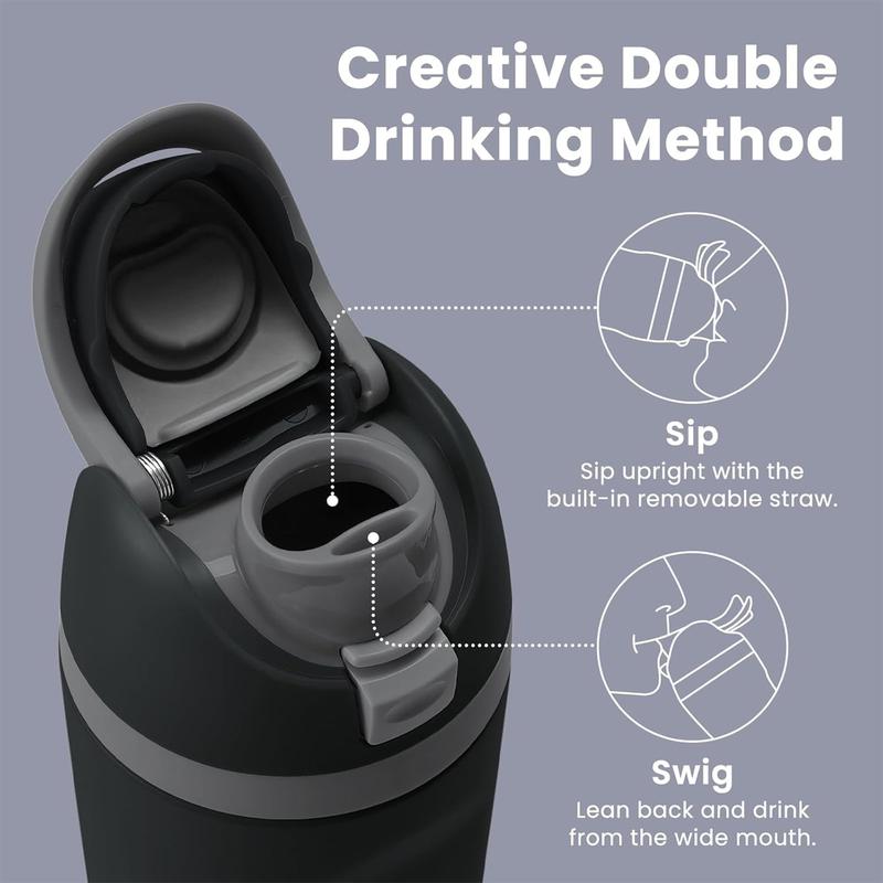 Stainless Steel Vacuum, 32 oz/24 oz/19 oz Insulated Thermal Cup in 8 Colors, Leak-Proof Non-Slip Travel Mug, Leakproof Tumbler for Home, Kitchen or Office, Also for Wedding Decorations, Party Favors and Room Decor