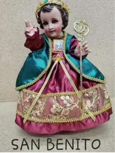 Vestido de Nino Dios de San Benito Baby Jesus Dress Saint Benito