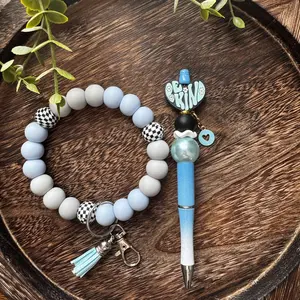 Keychain Wristlet & Pen