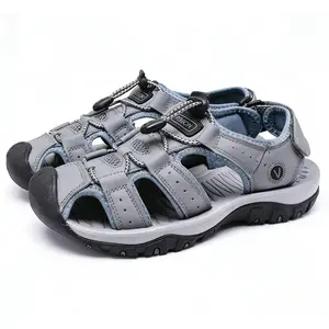 Men's Athletic Sport Sandals, Cushioned Insole Trekking Sandals, Durable Non-Slip Outdoor Water Sandals slipper beach leather pu cover faux flop flip heel high shoe trendy casual Comfortable Lace-Up Sneakers Waterproof Suede Hiking flats run flipflop with