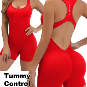 WildPeak Wear-Du Womens High Stretch Seamless Solid Color Jumpsuit Bodysuit - Soft, Breathable, and Four-Way Stretch for Yoga, Tennis, and Fitness - Hand Washable, Quick Drying, and No Sheer Fabric