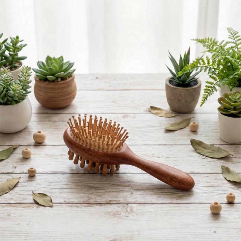 【2026 NEW】15 ESSENTIALS head massager, Scalp Massage and Detangling Brush & comb, 2-in-1 Hair Brush for Frizz, Breakage and Volume, Wet and Dry Hair,asmrsounds