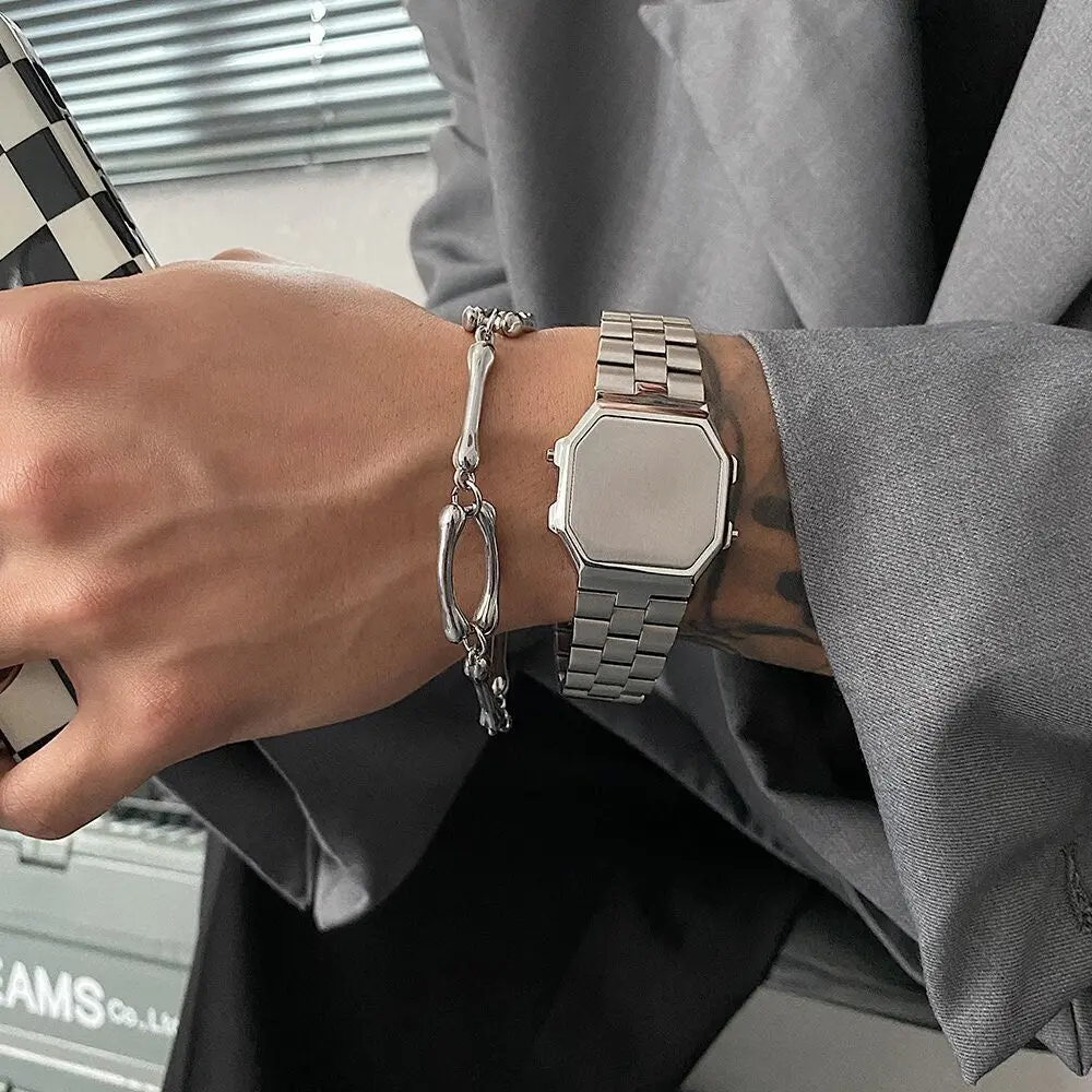 Skeletal Bone Chain Bracelet