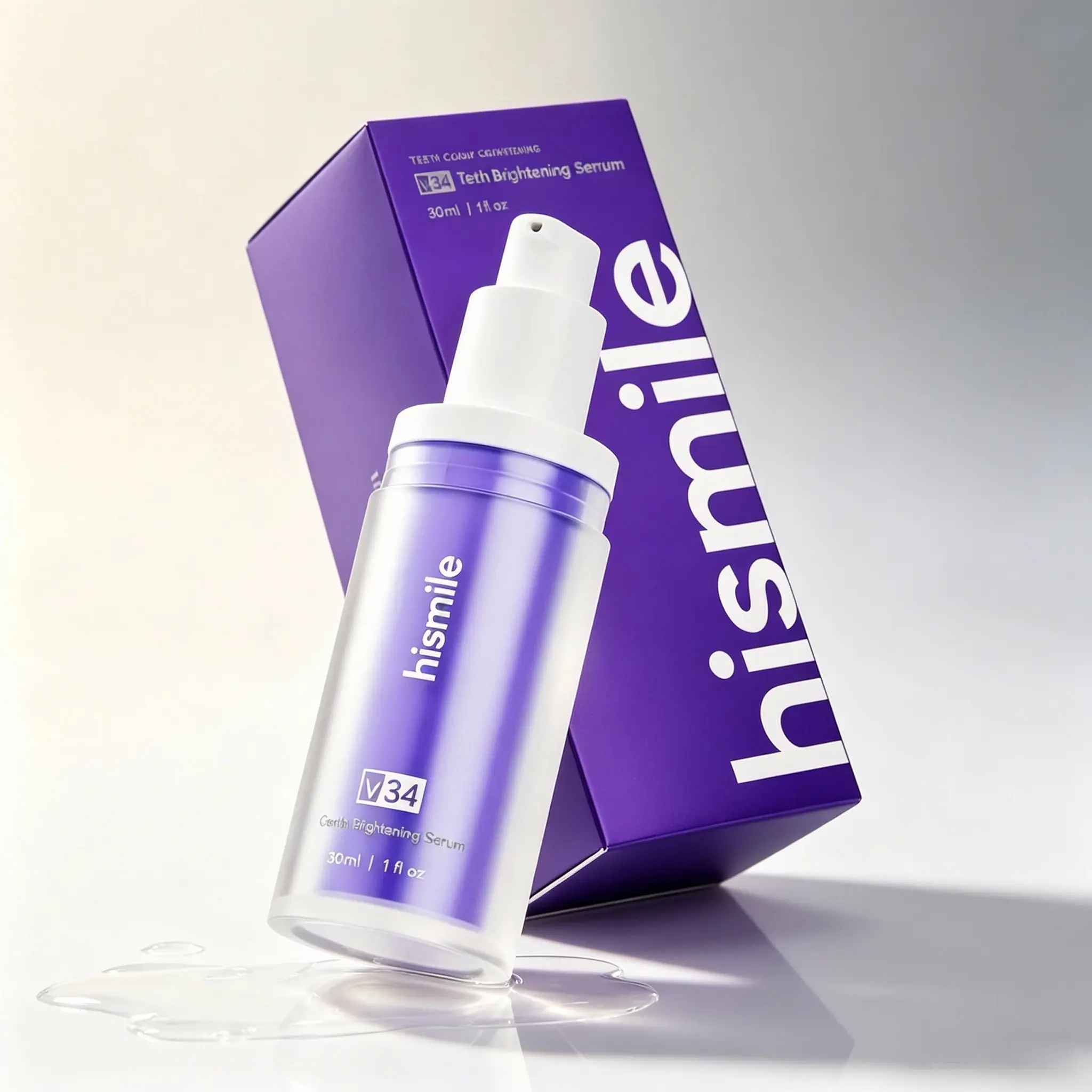 Recommended]Hismile V34 Colour Corrector Purple Toothpaste - Tooth Stain Concealer, Temporary Brightening Booster, Colour Correcting Oral Care Product