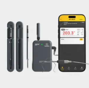 ThermoWorks RFX Wireless Probe Starter Kit with 2 Wireless Meat Probes Smart Bluetooth Wi-Fi Thermometer for BBQ Grill Smoker
