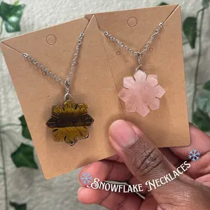 Snowflake Necklaces