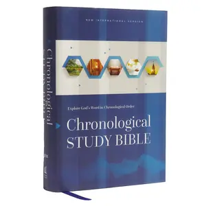 Niv, Chronological Study Bible, Hardcover, Comfort Print: Holy Bible, New International Version -- Thomas Nelson - Bible