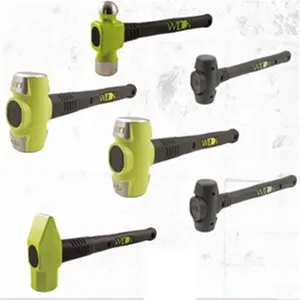 212 MAIN Walter Meier Manufacturing 6-Piece B.A.S.H Master Hammer Kit - Heavy Strikes Capable, Rubber Grip Hand Tools for Hardware Use, Six Pieces