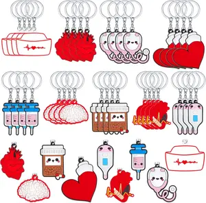 36 Pcs Nurse Keychain Set - Perfect Nurse Gifts for Women - Nurses Week, Christmas, Birthday Gifts - Stylish Design