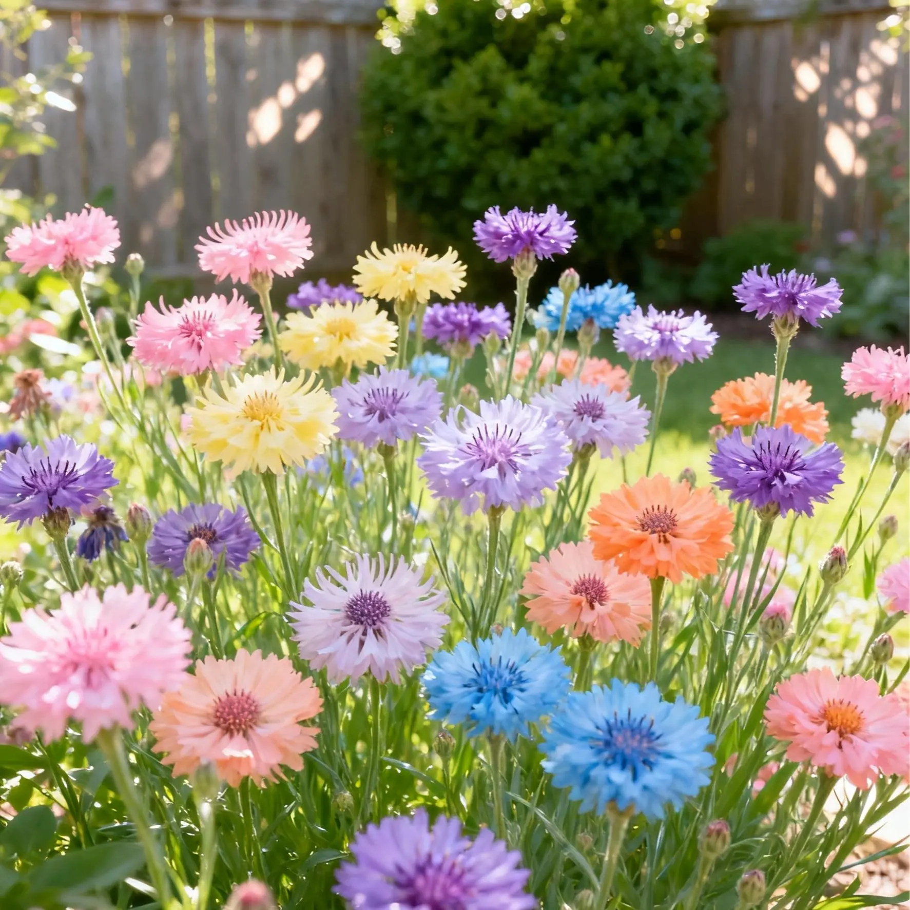 200 Pcs Bachelors Button Cornflower Seeds – Garden Flower Seeds for Backyard Planting Areas, Landscape Beds, Patio Pots and Outdoor Decorative Flower Displays, Seeds Only Not Live Plants
