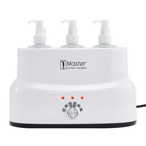 Master Massage Three Bottle Massage Oil Warmer-Professional Massage Lotion Heater with Empty Bottles- Massage Cream Heating Device- Massage Oil Bottle Warming Heater Heating Furnace
