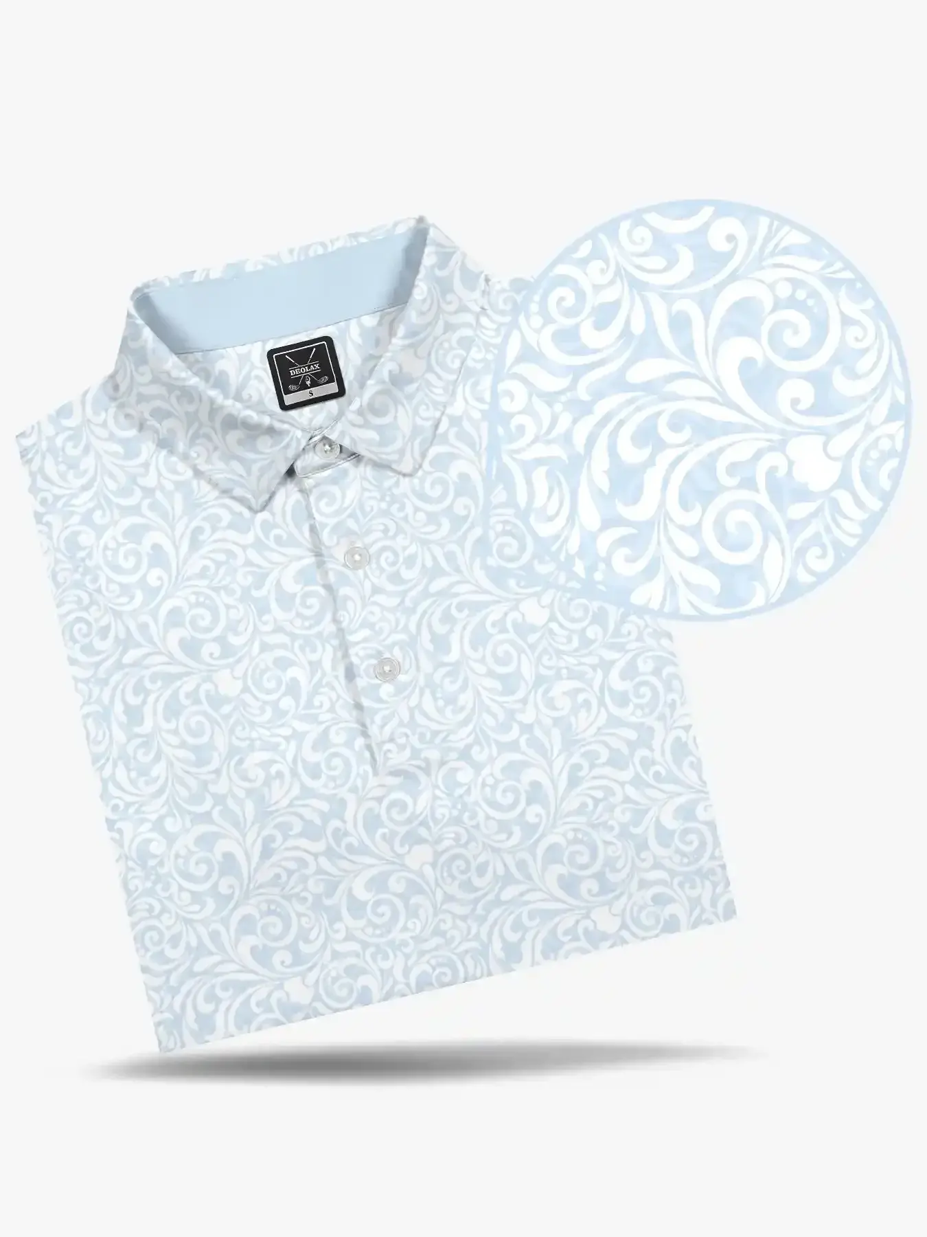 DEOLAX Brand - Aspen Breeze Polo Shirt | Sky Blue