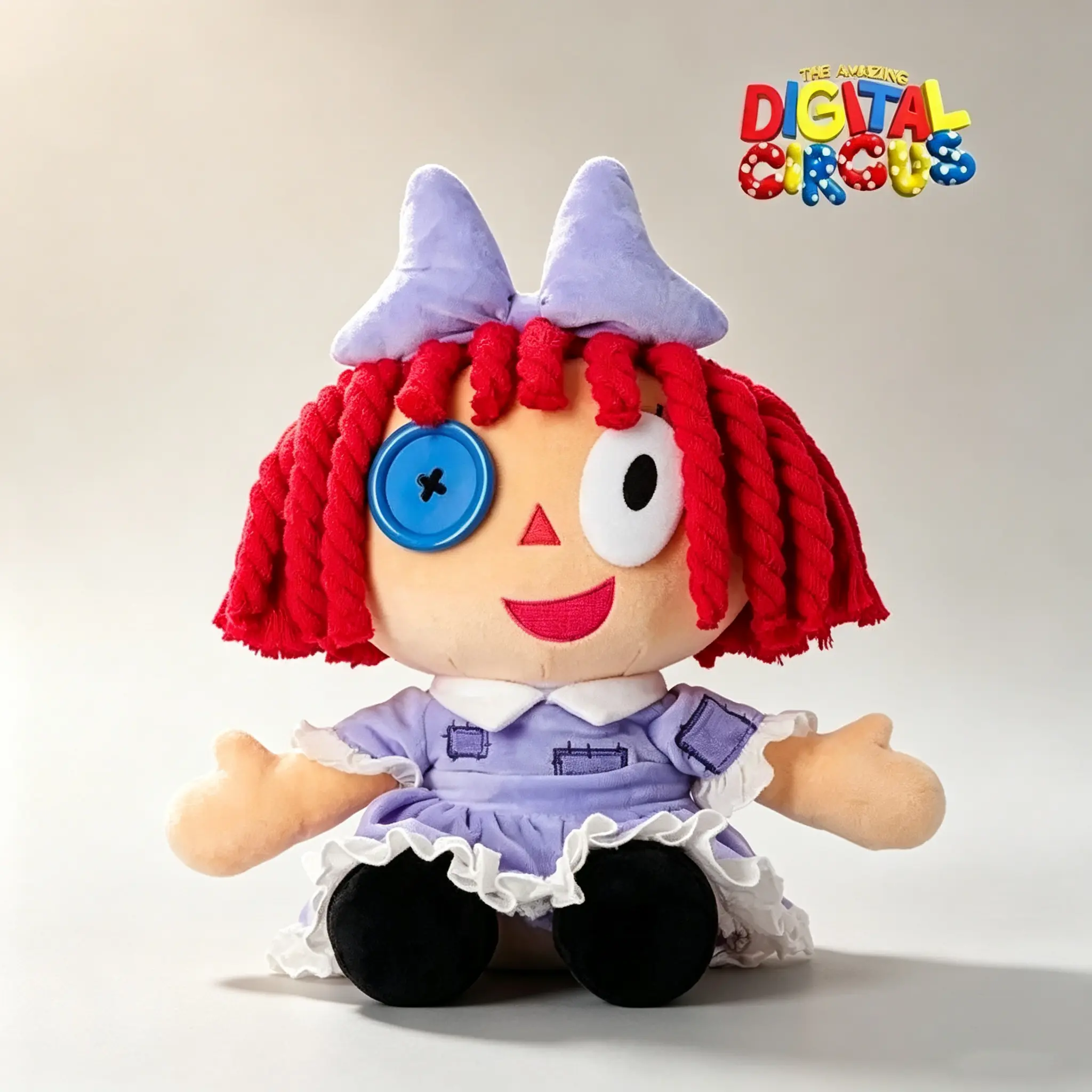 The Amazing Digital Circus Gummigoo Plush Toy 25cm , Official Cartoon Stuffed Doll Featuring Gangle, Zooble, Caine, Jax, Pomni, Soft Anime Collectible Plushie Gift for Game Fans