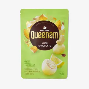 [Queenam] Yuzu Choco with Almond & Cashew 75gr