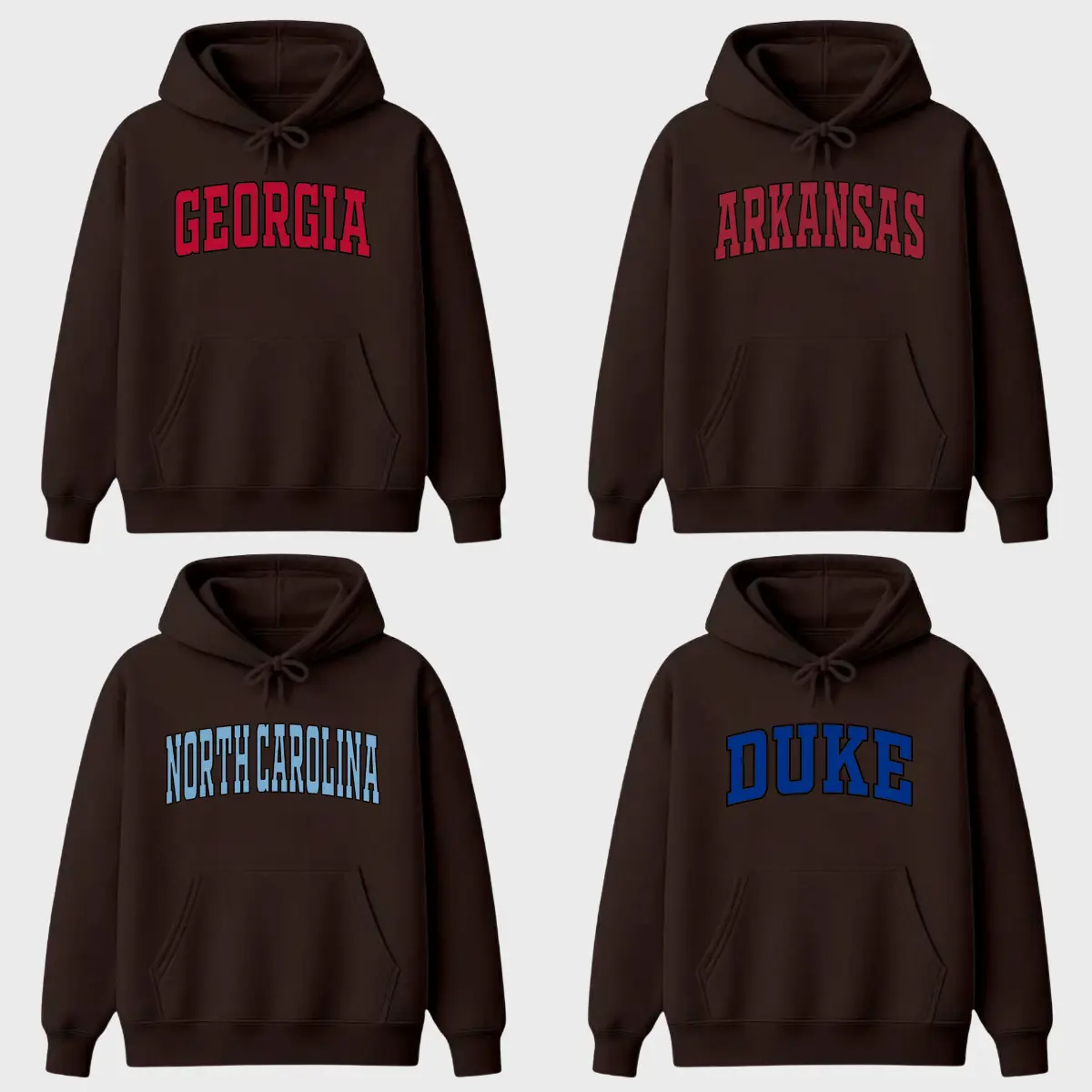 Vintage Varsity College Hoodie, Distressed Dark Chocolate Brown Sweatshirt, Retro Sports Unisex Pullover, Grunge Back to School Apparel, Y2K Aesthetic Streetwear Tee