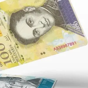 Venezuelan bolivares Themed Stickers. The Ultimate Rectangle Sticker for Anywhere & Anything | Waterproof Vinyl | Clean Minimal Tech Aesthetic | Perfect for Laptops, Phones & Everyday Use