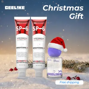CEELIKE｜MSDRWIKEY Gift Oral Care Set: 2 SP-6 Probiotic Toothpastes + 1 Probiotic Oral Spray | Complete Oral Health and Long-Lasting Fresh Breath