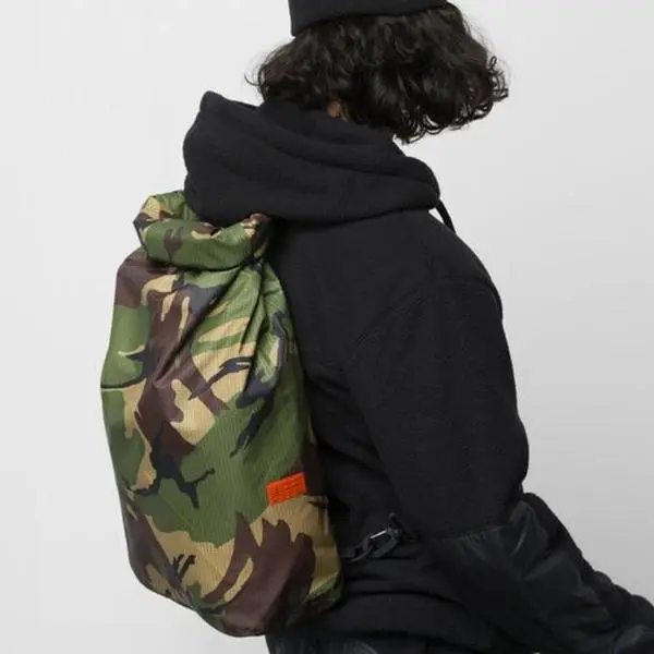 Vans Raeburn Rolltop Backpack, Vintage Camo Pattern Backpack - VN0A7SP2CMA1, Vintage Camo Pattern Backpacks
