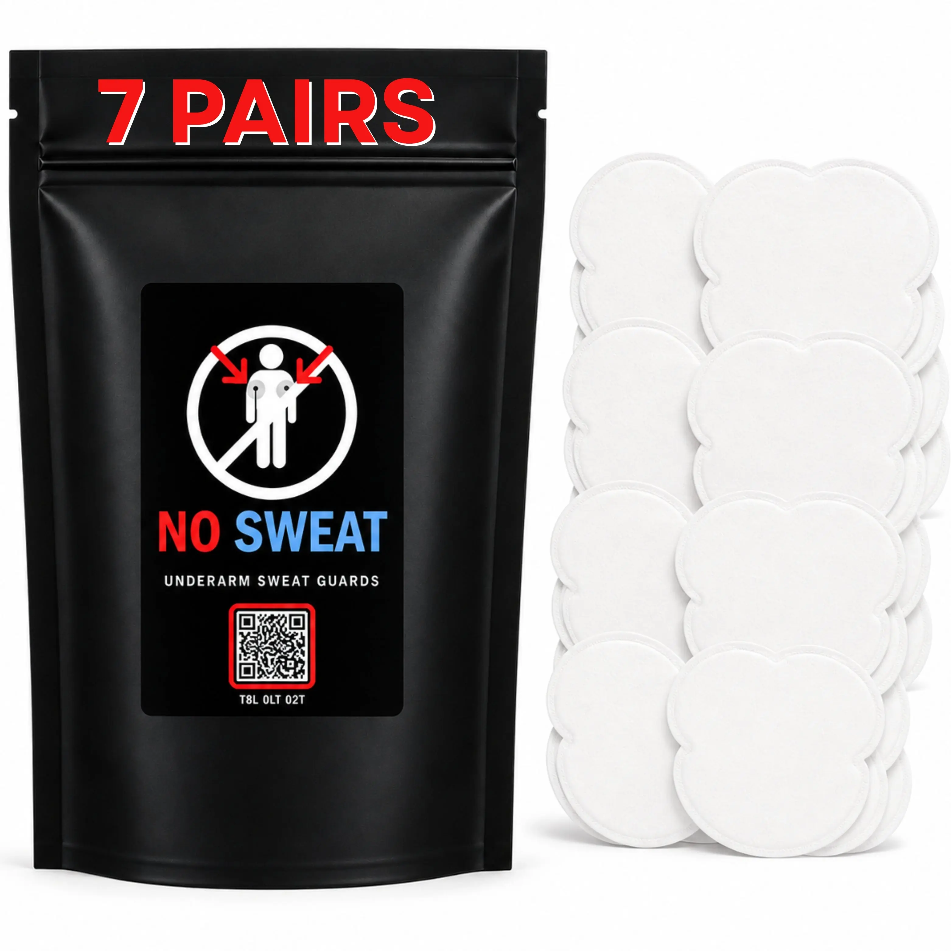 African Delights NoSweat Premium Underarm Sweat Pads, Aloe-Scented Sweat Guards That Hold Up to 10ml, Discreet Clothing Protection From S...