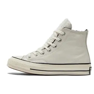 Converse Chuck Taylor All Star Leather and Faux Shearling High-Top Sneakers for Men and Women
