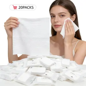 Extra Thick&Large Compressed Towel Tablets – Disposable Face Towels & Washcloths, Absorbent Thickened Towels for Travel, Camping & Outdoor Use, 20 Pack