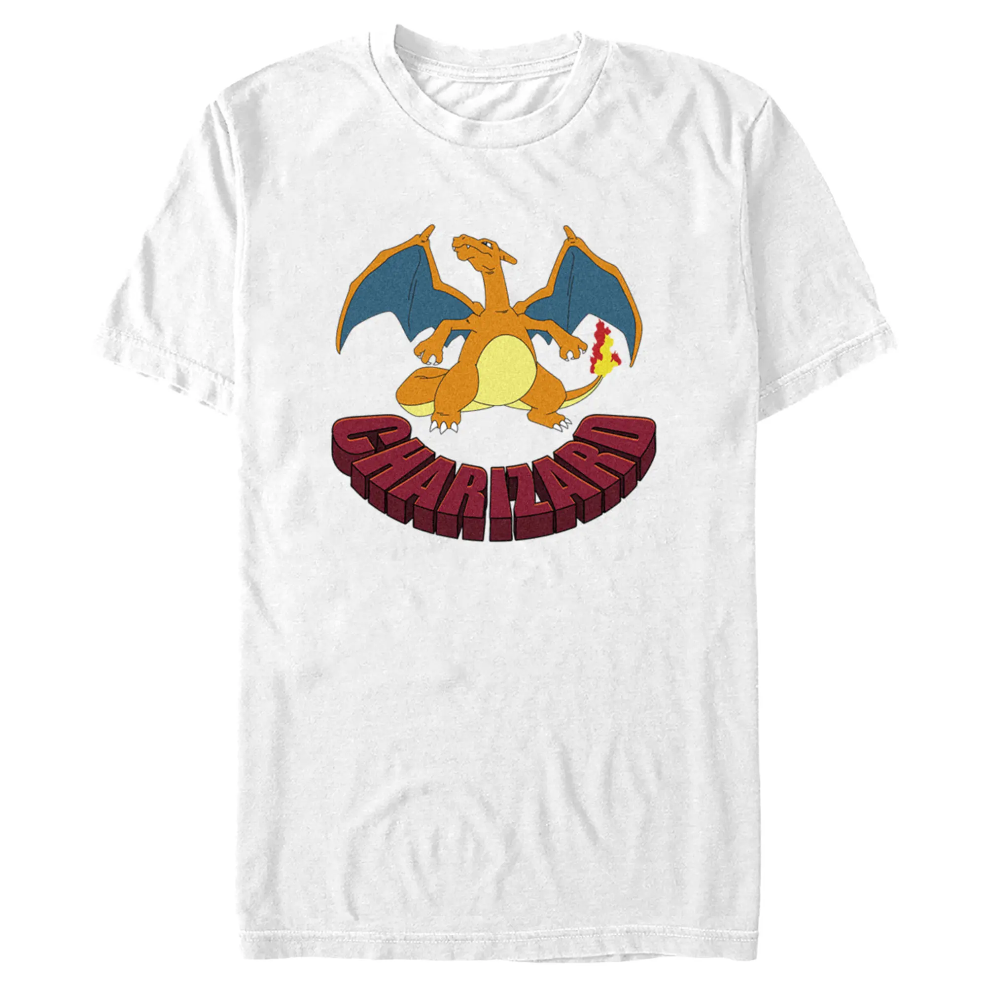 Men's Pokemon Charizard Portrait T-Shirt