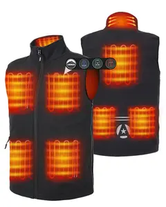 ARRIS Heated Vest for Golf Cycling Running 7.4V Electric Battery Powered Softshell Vest for Men