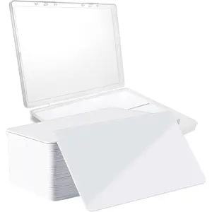 40 count NFC Cards NFC Tags NFC 215 Card White Blank NFC Business Card Rewritable NFC Tags 504 Bytes Memory Compatible with Android and NFC Enabled Mobile Phones Devices