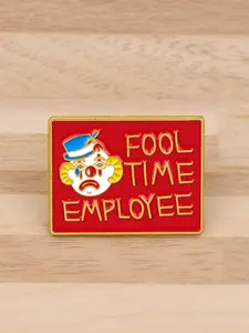 Humorous Circus Clown Enamel Pin, Durable Metal Pins, Punk Vintage Style Badge, Unisex Accessory for Backpacks Hat Clothes, Perfect Gift for Friends