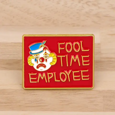 Humorous Circus Clown Enamel Pin, Durable Metal Pins, Alloy Brooch Pin, Punk Vintage Style Badge, Unisex Fashion Accessory for Backpacks Hat Clothes, Perfect Gift for Friends, Brooch Pin Clip