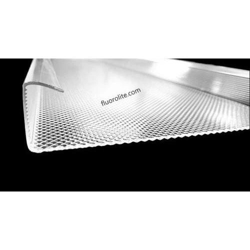 F-2372: 2 Lite Wrap Around Replacement Light Cover  48-11/16"" x 9-15/16"  (between the hooks = 8″) x  1-3/4" Depth