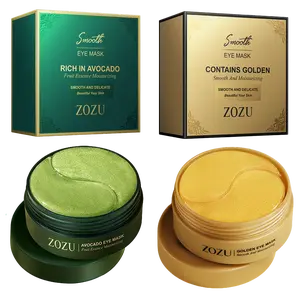 Avocado & Golden Eye Mask Set - A Gentle Solution for Dark eye and Dry Skin, Ideal for Daily Eye Care and Skincare Gift tiktokshopspringglowup