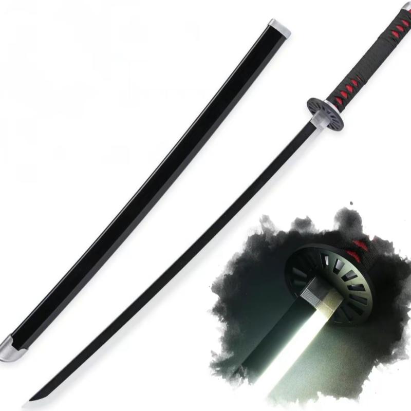 Swords Republic Light-Up Demon Slayer Katana 41 Inch Collectible Gift with Rechargeable USB Lightsaber Retractable Neopixel Lightsaber